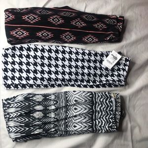 Bundle of 3 leggings